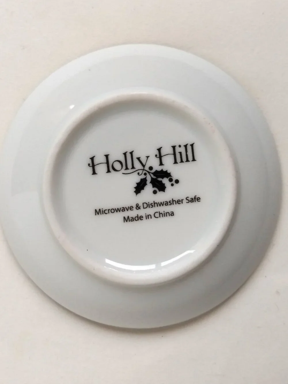 Holly Hill Gnome Christmas Ceramic Tea Bag/Tasting Plate 3